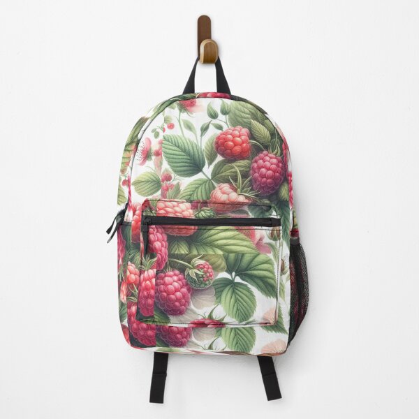 Item preview, Floral raspberry design-repeating pattern designed and sold by Dominika Farkašová.