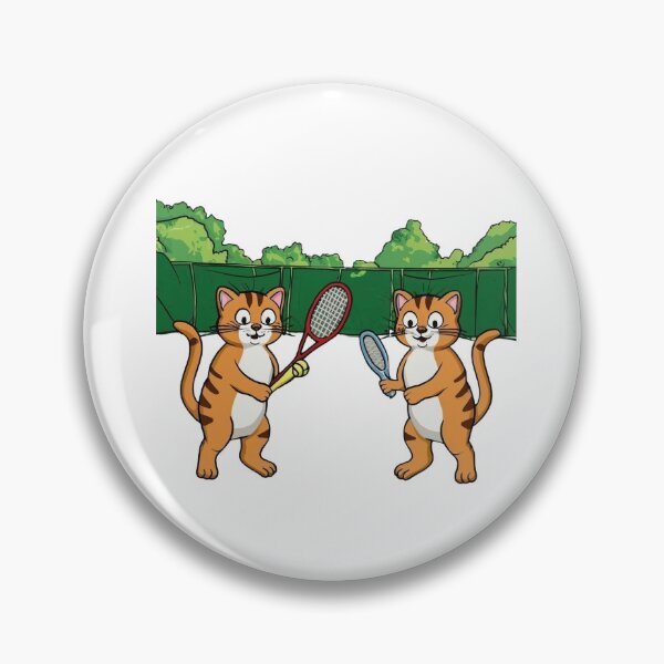 Item preview, Whisker-Serve: Playful Cat Tennis designed and sold by CatMemesWorld.