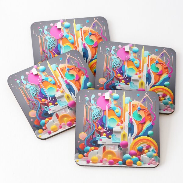 Item preview, Spreading Colors: Dynamic Shapes designed and sold by JburnT.