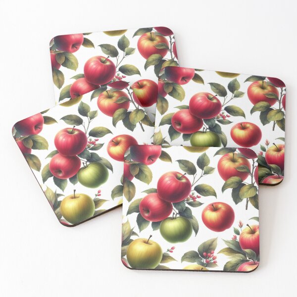 Item preview, Ripe red apples pattern -repeating pattern designed and sold by Dominika Farkašová.