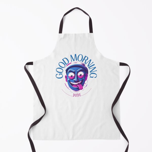 Item preview, Good Morning Dude - Absurd and Crazy Character Design in Dark Blue designed and sold by ironpalette.