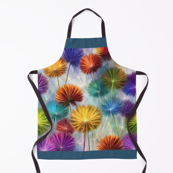 Item preview, pattern with colorful flowers designed and sold by Super-Fox.