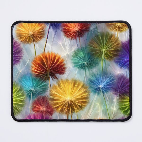 Item preview, pattern with colorful flowers designed and sold by Super-Fox.