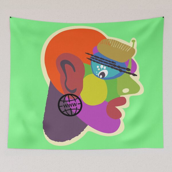 Item preview, 30 OooH FEMKE - colorful imaginary emotive portrait  designed and sold by IsaboCreations.