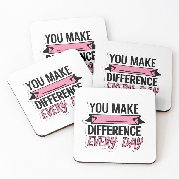 Item preview, You Make a Difference Everyday designed and sold by JustCrafted.