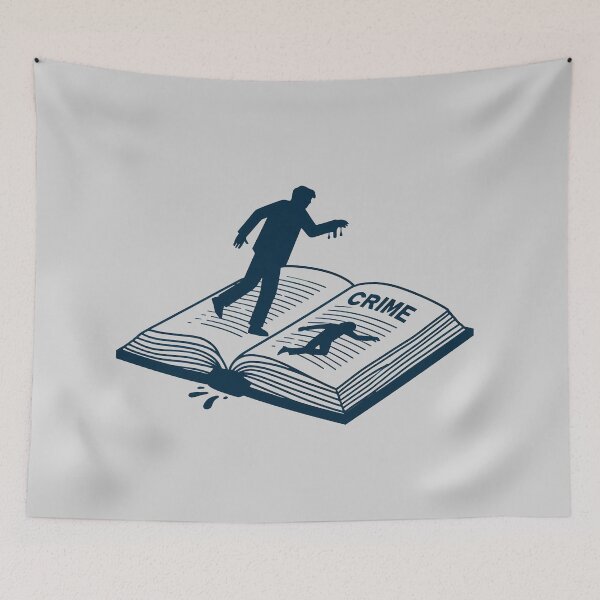 Item preview, Crime Novel designed and sold by ghastlygraphix.