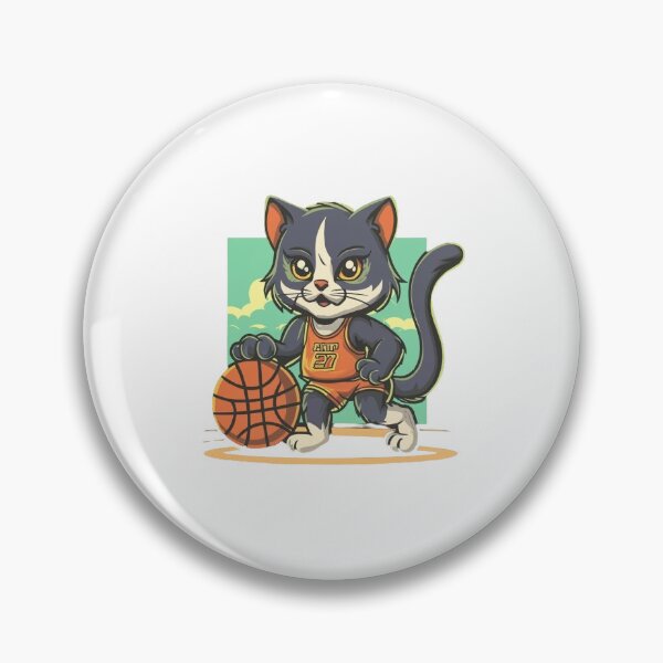 Item preview, Playful Cat Slam Dunk designed and sold by CatMemesWorld.