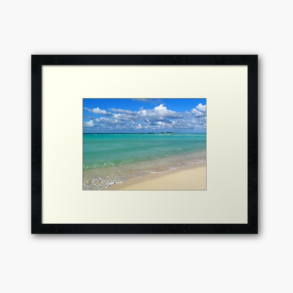 Breezy Day at Gillam Bay Framed Art Print