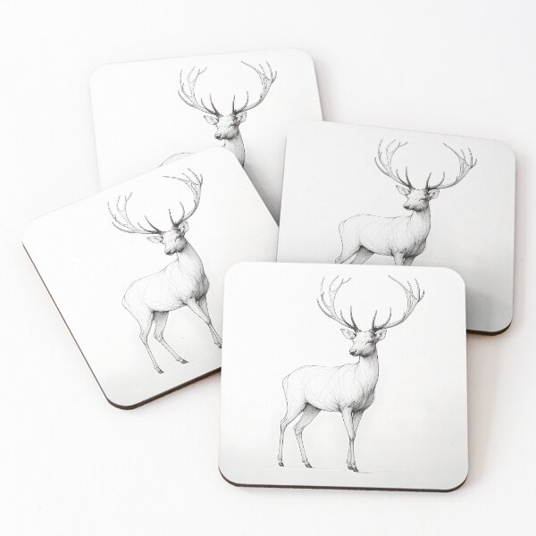 Item preview, Majestic Deer | Drawing designed and sold by Art-Babble.