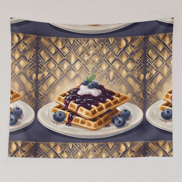 Item preview, Copy of Blueberry jam and waffles, blackberry syrup  designed and sold by Sugar Wisdom .