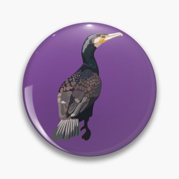 Artikelvorschau, C steht für Kormoran, Kormoran – Küsten-Seevogel-Wildtier-Illustration entworfen und verkauft von PrettylittlepastelUk.