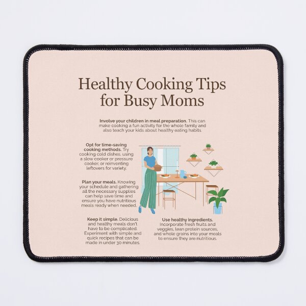 Item preview, Healthy Cooking Tips for Busy Moms designed and sold by TheFocusedShop.