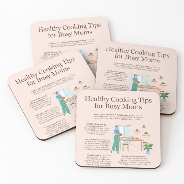 Item preview, Healthy Cooking Tips for Busy Moms designed and sold by TheFocusedShop.