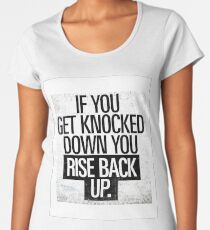 Camiseta premium para mujer Motivación Gym