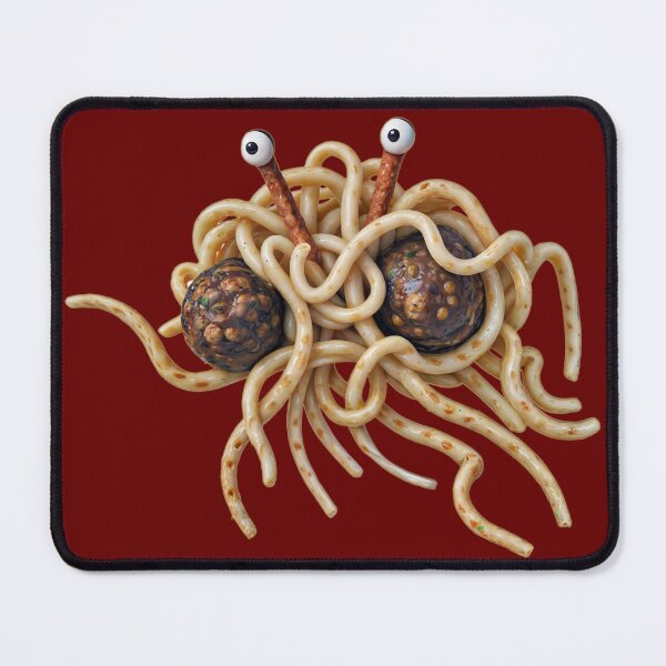 Item preview, Cult of pasta, god, divinity of Pastafarianism designed and sold by PlumeUniverse.
