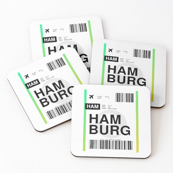 Item preview, Hamburg Boarding Pass designed and sold by RabbitK.
