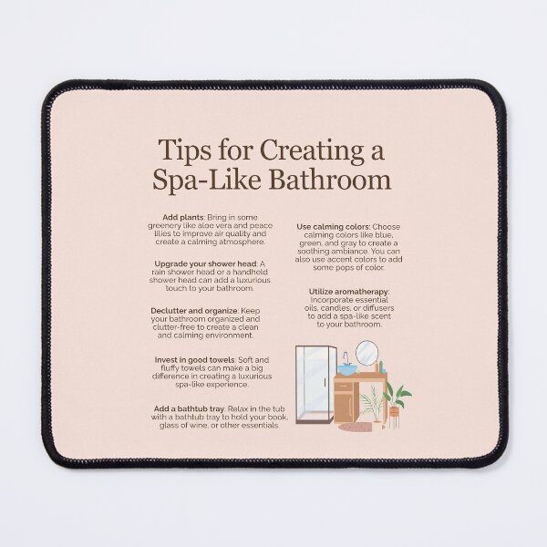 Item preview, Tips for Creating a Spa Like Bathroom designed and sold by TFHStore.
