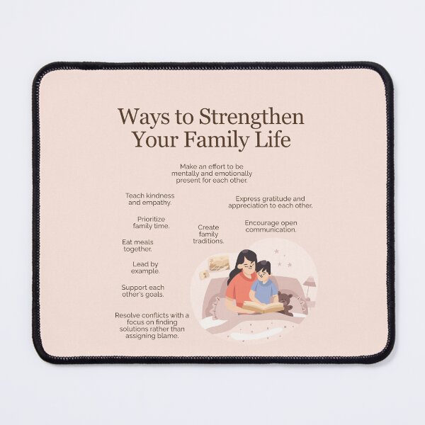 Item preview, Ways to Strengthen Your Family Life designed and sold by TFHStore.