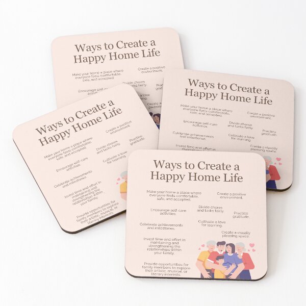 Item preview, Ways to Create a Happy Home Life designed and sold by TheFocusedShop.