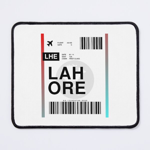 Item preview, Lahore Boarding Pass designed and sold by RabbitK.