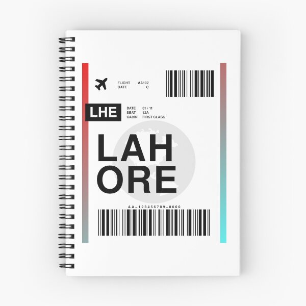 Item preview, Lahore Boarding Pass designed and sold by RabbitK.