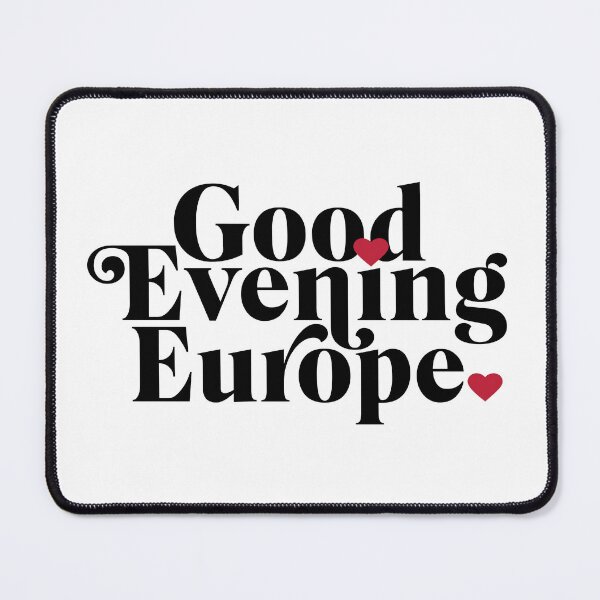 Item preview, Eurovision Good Evening Europe designed and sold by humnoo.
