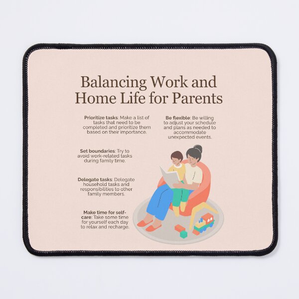 Item preview, Balancing Work and Home Life for Parents designed and sold by TheFocusedShop.
