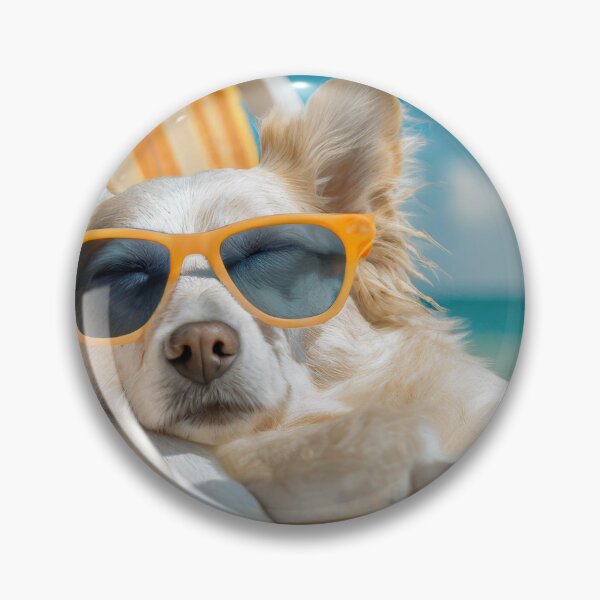 Item preview, Cute Dog wearing cool glasses designed and sold by quantum X.