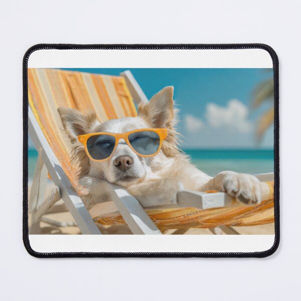 Item preview, Cute Dog wearing cool glasses designed and sold by quantum X.