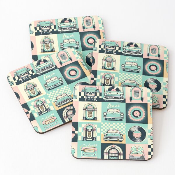 Item preview, Vintage Diner Delights Pattern designed and sold by M-ormin.