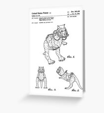 Star Wars Tauntauns Patent Black Greeting Card