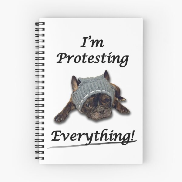 Item preview, Protesting frenchie designed and sold by Infinite Solutions.