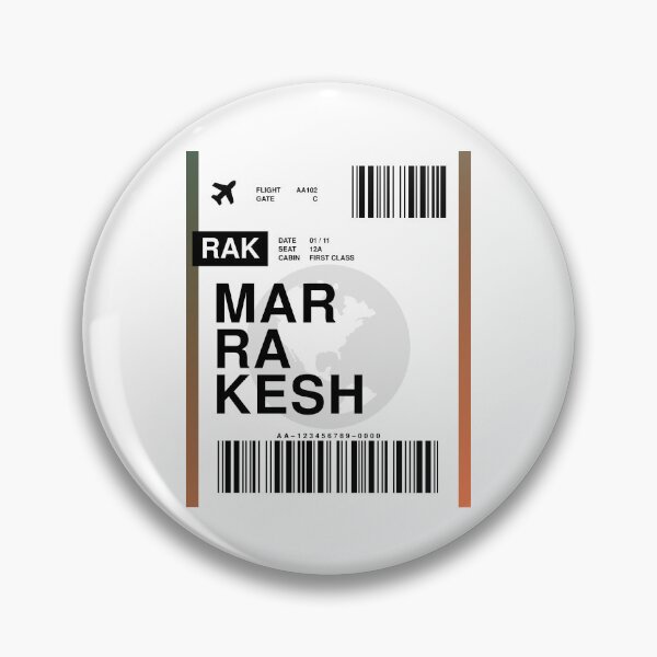 Item preview, Marrakesh Boarding Pass designed and sold by RabbitK.