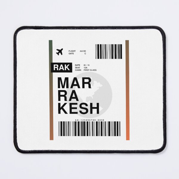 Item preview, Marrakesh Boarding Pass designed and sold by RabbitK.