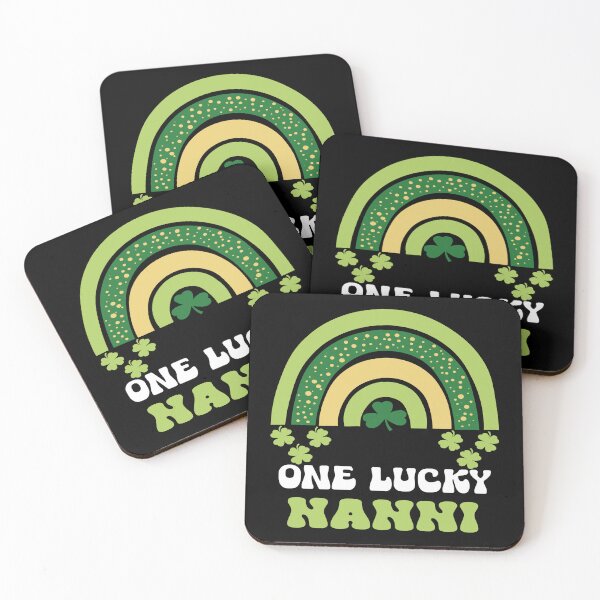 Item preview, One Lucky Nannie Rainbow Saint Patrick's Day Shamrock designed and sold by ShopSmart213.
