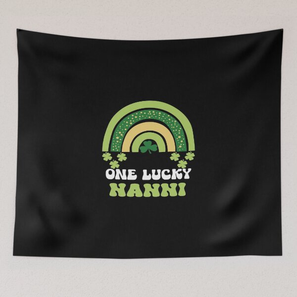 Item preview, One Lucky Nannie Rainbow Saint Patrick's Day Shamrock designed and sold by ShopSmart213.