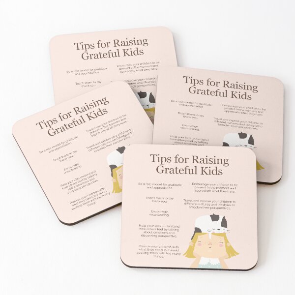 Item preview, Tips for Raising Grateful Kids designed and sold by TheFocusedShop.