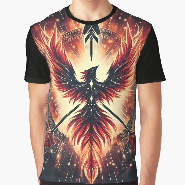 Aperçu de l'œuvre Fire Fenix, art généré par Ai créée et vendue par Anna Chidiac.