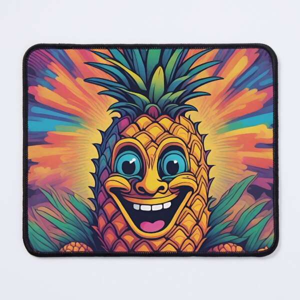 Item preview, Psychedelic pineapple designed and sold by Vilemo.