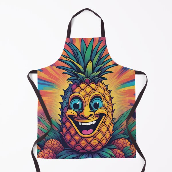 Item preview, Psychedelic pineapple designed and sold by Vilemo.