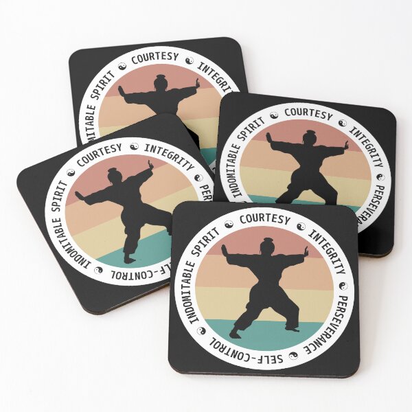 Item preview, 5 Tenets of Taekwondo Female Martial Art Fighter Design designed and sold by geeksta.