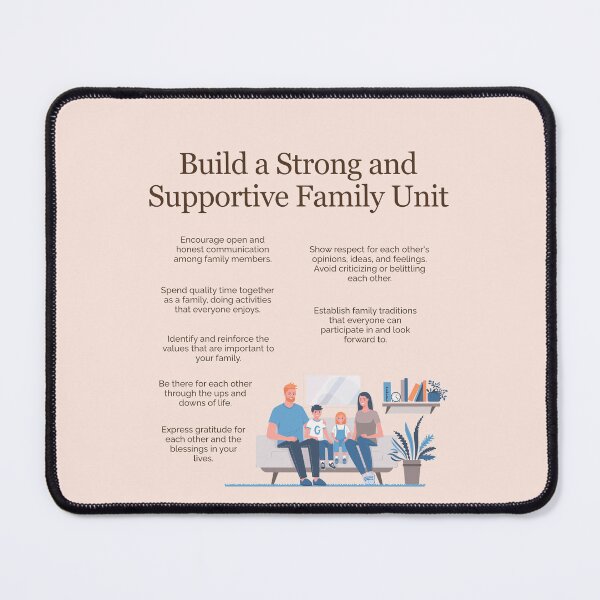 Item preview, Build a Strong and Supportive Family Unit designed and sold by TheFocusedShop.