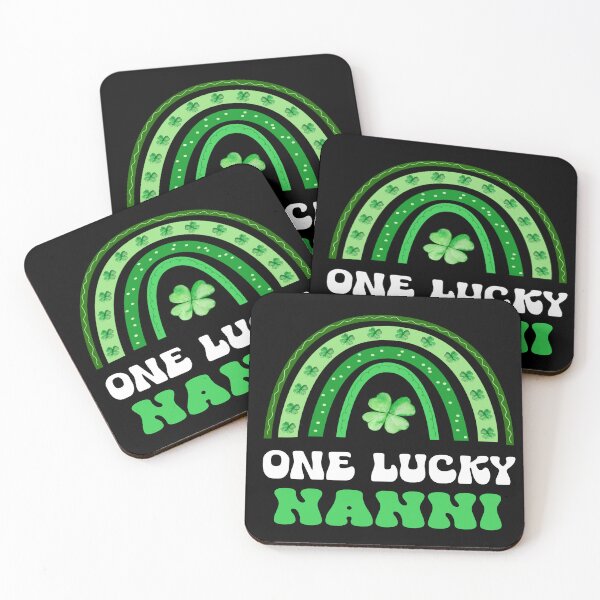 Item preview, One Lucky Nannie Rainbow Saint Patrick's Day Shamrock designed and sold by ShopSmart213.