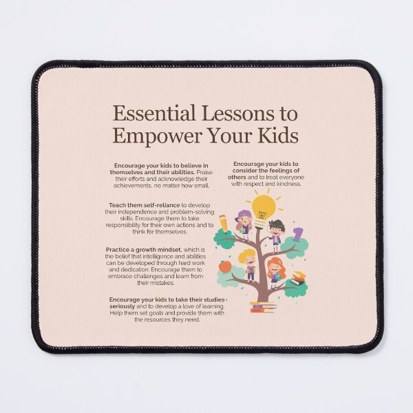 Item preview, Essential Lessons to Empower Your Kids designed and sold by TheFocusedShop.