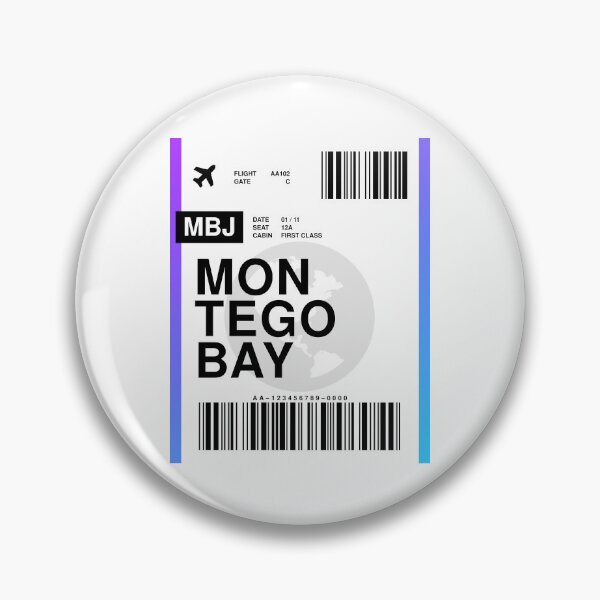 Item preview, Montego Bay Boarding Pass designed and sold by RabbitK.