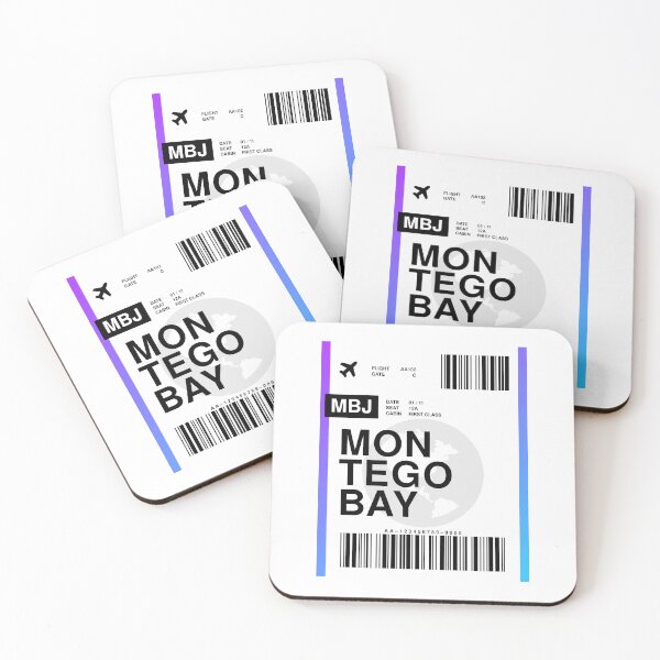 Item preview, Montego Bay Boarding Pass designed and sold by RabbitK.