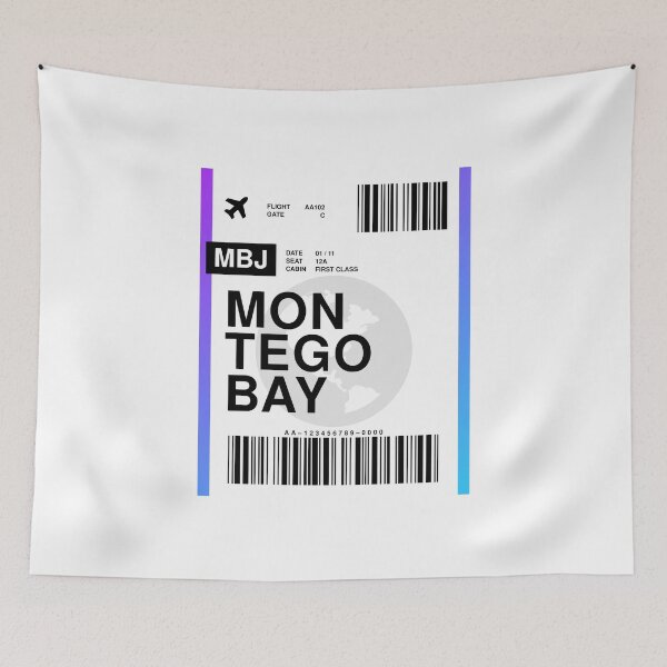 Item preview, Montego Bay Boarding Pass designed and sold by RabbitK.