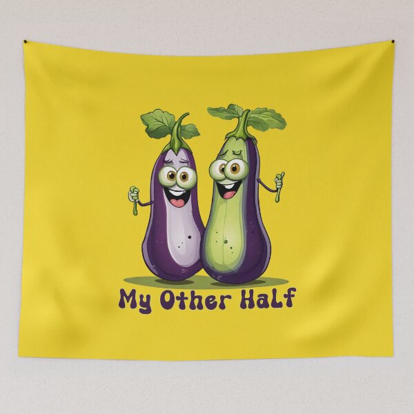Item preview, Zucchini and an eggplant. designed and sold by KrisDry.