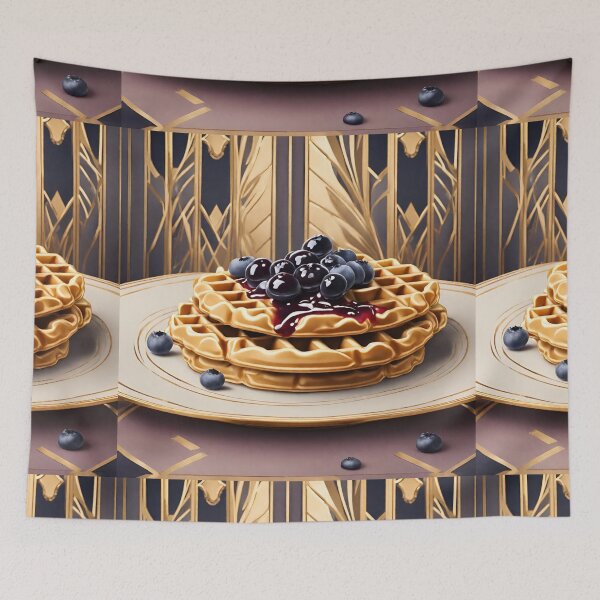 Item preview, Copy of Copy of Copy of Blueberry jam and waffles, blackberry syrup  designed and sold by Sugar Wisdom .