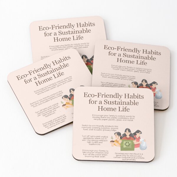 Item preview, Eco Friendly Habits for a Sustainable Home Life designed and sold by TFHStore.